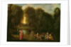 A Meeting in a Park by Jean Antoine Watteau
