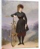 Blanche d'Antigny and her Velocipede by Betinet