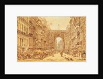 The Faubourg and the Porte Saint-Denis, 1801 by Thomas Girtin
