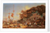 A Market in Macao by Auguste Borget
