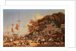A Market in Macao by Auguste Borget