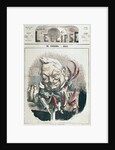Caricature of Adolphe Thiers from 'L'Eclipse', February 1870 by Andre Gill