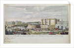 View of the Bastille and the Porte Saint-Antoine by Jacques Rigaud