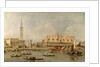 The Piazzetta and the Palazzo Ducale from the Basin of San Marco by Francesco Guardi