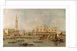 The Piazzetta and the Palazzo Ducale from the Basin of San Marco by Francesco Guardi