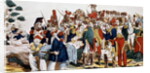 Napoleon I at Essling at the time of the death of Jean Lannes Duke of Montebello, 22nd May 1809 by French School