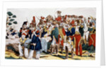 Napoleon I at Essling at the time of the death of Jean Lannes Duke of Montebello, 22nd May 1809 by French School