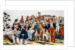 Napoleon I at Essling at the time of the death of Jean Lannes Duke of Montebello, 22nd May 1809 by French School