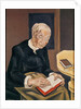 The White-Haired Reader by Maria Blanchard