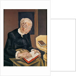 The White-Haired Reader by Maria Blanchard