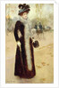 A Parisian Woman in the Bois de Boulogne, c.1899 by Jean Beraud