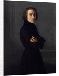 Portrait of Franz Liszt 1839 by Henri (1814-82) Lehmann