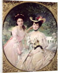 Madame Collas and her Daughter, Giselle, 1903 by Theobald Chartran