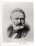 Portrait of Victor Hugo from 'Album du Rappel', engraved from a photograph by Edme Penauille 1869 by Charles Albert d'Arnoux Bertall