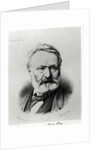 Portrait of Victor Hugo from 'Album du Rappel', engraved from a photograph by Edme Penauille 1869 by Charles Albert d'Arnoux Bertall
