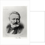 Portrait of Victor Hugo from 'Album du Rappel', engraved from a photograph by Edme Penauille 1869 by Charles Albert d'Arnoux Bertall