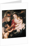 The Holy Family with St. Elizabeth and the Infant St. John the Baptist, c.1634 by Peter Paul Rubens