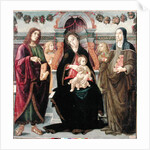 Virgin and Child with Two Saints by Luca Signorelli