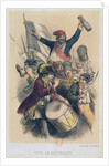 Vive la Republique, 1848 by French School