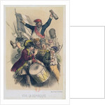 Vive la Republique, 1848 by French School