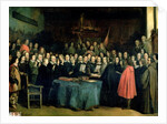 The Swearing of the Oath of Ratification of the Treaty of Munster, 15th May 1648, c.1837 by Claude Jacquand