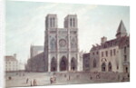 The Square in Front of Notre-Dame at the Time of the Consulat, 1799-1804 by Angelo Garbizza