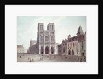 The Square in Front of Notre-Dame at the Time of the Consulat, 1799-1804 by Angelo Garbizza