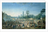 View of the Tuileries from the Place de la Revolution, 1799 by Thomas Naudet