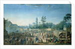View of the Tuileries from the Place de la Revolution, 1799 by Thomas Naudet