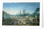 View of the Tuileries from the Place de la Revolution, 1799 by Thomas Naudet