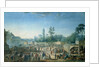 View of the Tuileries from the Place de la Revolution, 1799 by Thomas Naudet