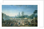 View of the Tuileries from the Place de la Revolution, 1799 by Thomas Naudet