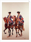 Deputy Sergeant and Archer of the Mounted Police Force of l'Ile de France, c.1750 by P. Benigni