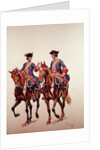 Deputy Sergeant and Archer of the Mounted Police Force of l'Ile de France, c.1750 by P. Benigni
