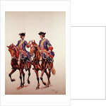 Deputy Sergeant and Archer of the Mounted Police Force of l'Ile de France, c.1750 by P. Benigni
