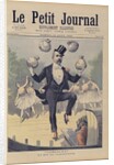 Georges Clemenceau juggling bags of English money by Henri Meyer
