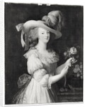 Copy of a Portrait of Marie-Antoinette after 1783 by Elisabeth Louise Vigee-Lebrun