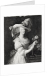 Copy of a Portrait of Marie-Antoinette after 1783 by Elisabeth Louise Vigee-Lebrun