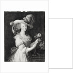 Copy of a Portrait of Marie-Antoinette after 1783 by Elisabeth Louise Vigee-Lebrun