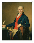 Gaspard Meyer or The Man in the Red Waistcoat, 1795 by Jacques Louis David