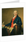 Gaspard Meyer or The Man in the Red Waistcoat, 1795 by Jacques Louis David