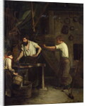 The Blacksmiths, Memory of Treport, 1857 by Francois Bonvin