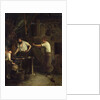 The Blacksmiths, Memory of Treport, 1857 by Francois Bonvin