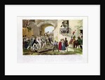 The Inhabitants Depositing the Gates of Grenoble at the Feet of the Emperor, 6th March 1815 by French School