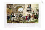 The Inhabitants Depositing the Gates of Grenoble at the Feet of the Emperor, 6th March 1815 by French School