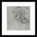 Head of a Young Woman or Head of the Virgin, c.1490 by Leonardo da Vinci