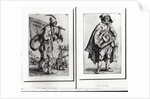 A Beggar and a Hurdy-Gurdy Player by Jacques Callot