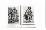A Beggar and a Hurdy-Gurdy Player by Jacques Callot
