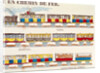 Rail Travel in 1845 by French School