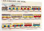 Rail Travel in 1845 by French School